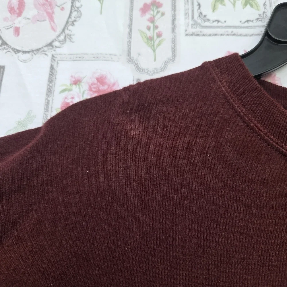 Champion Harvard Kennedy School T-Shirt Mens XL Maroon Crimson College Crest Tee - Picture 4 of 8